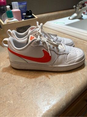 Nike Kids Air Force 1 "Pure Orange" Sneakers